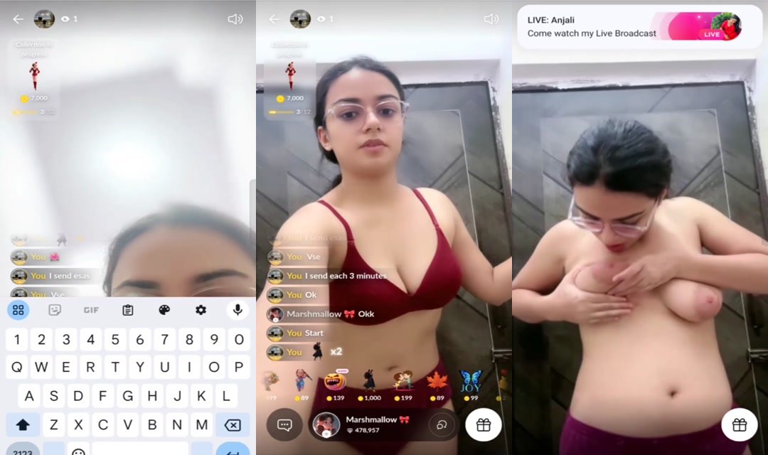Marshmallow Nude Show Tango Live
